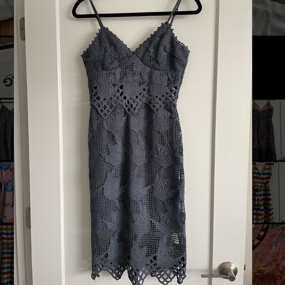 Aqua midi dress - Picture 2 of 3